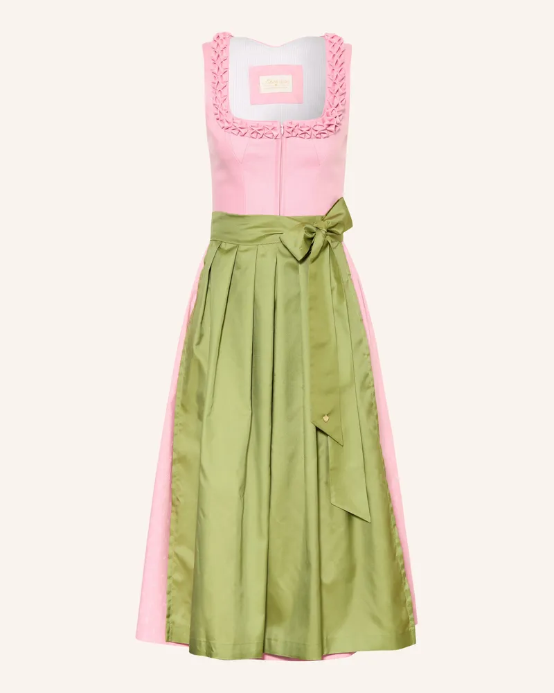 AlpenHERZ Leinendirndl Ewelina rosa Rosa