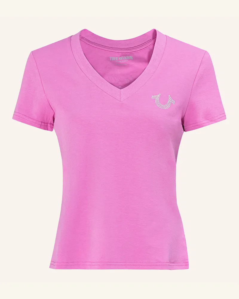True Religion T-Shirt Heritage pink Pink