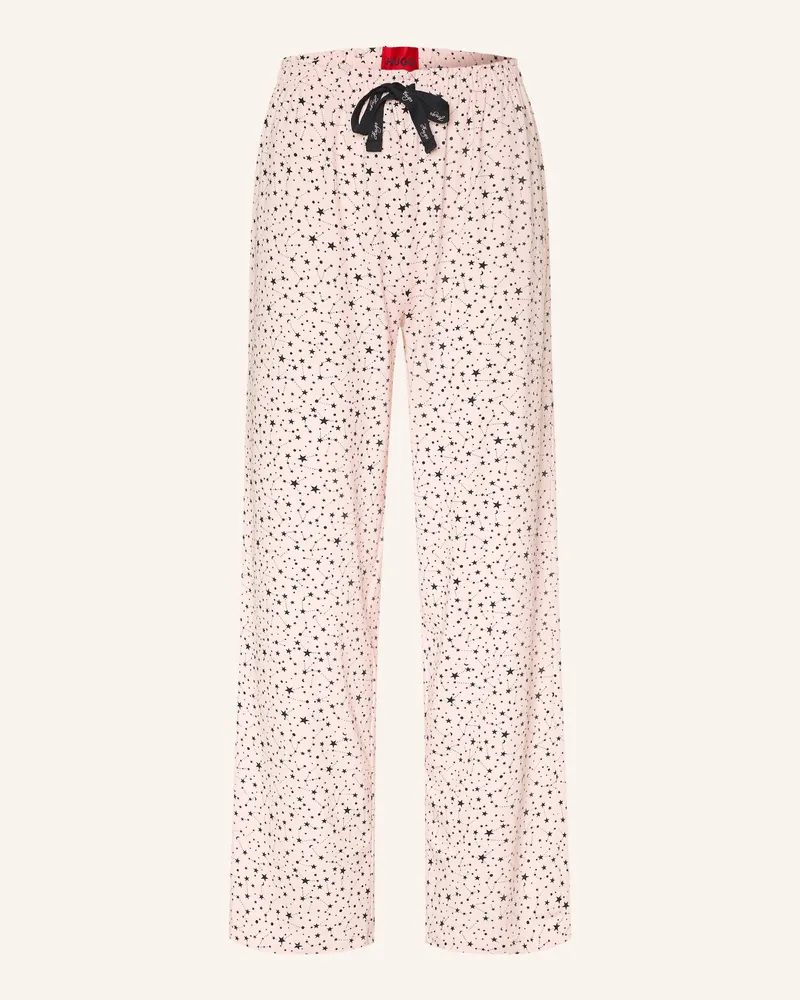 HUGO BOSS Schlafhose Casual rosa Hellrosa