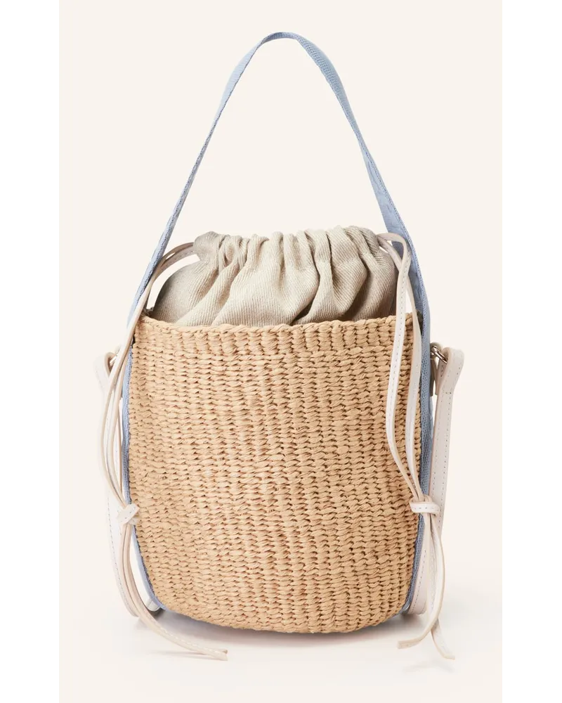 Chloé Beuteltasche WOODY Beige