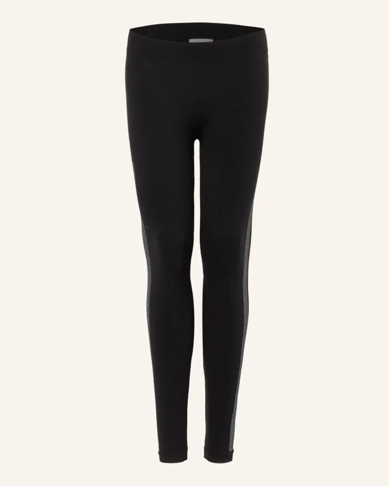 Falke Leggings Clean Intensity schwarz Schwarz