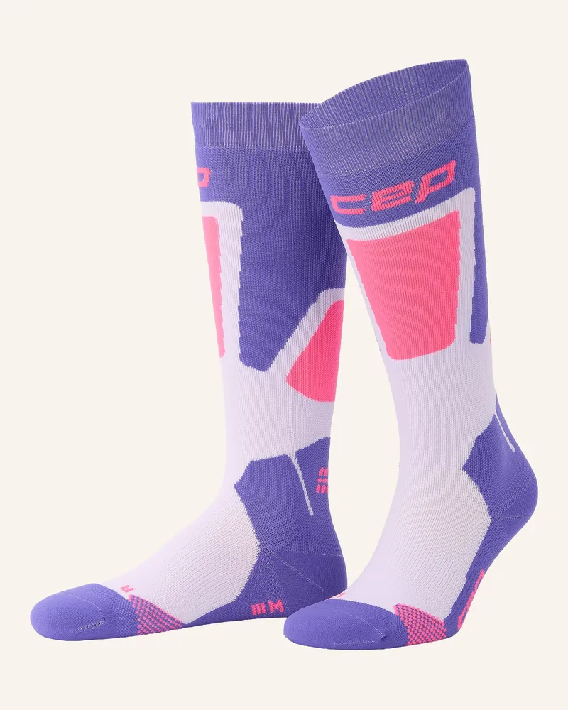 CEP Skisocken Ski Thermo Tall lila Lila