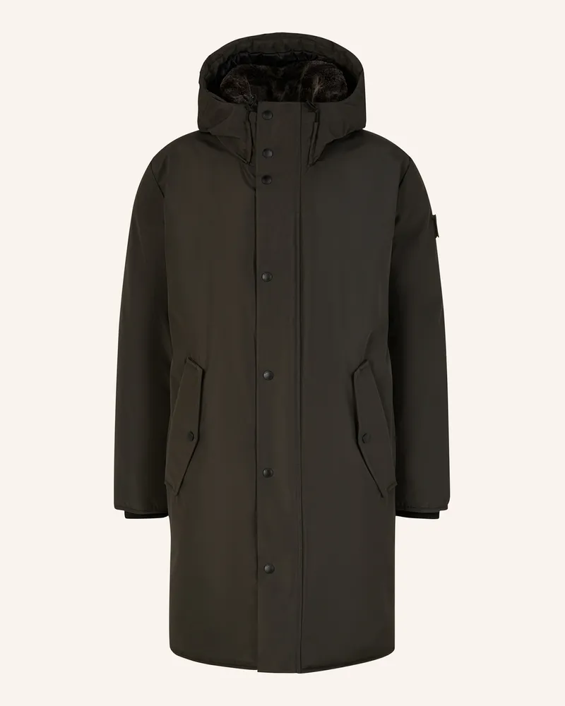 Strellson Parka gruen Grün
