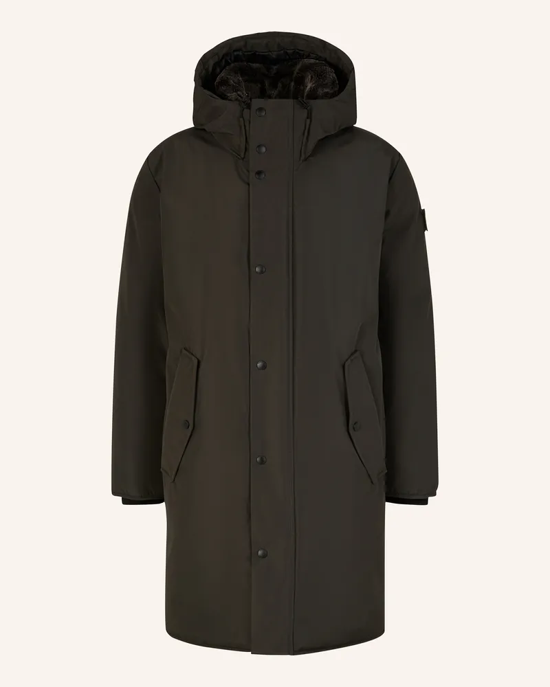 Strellson Parka gruen Grün