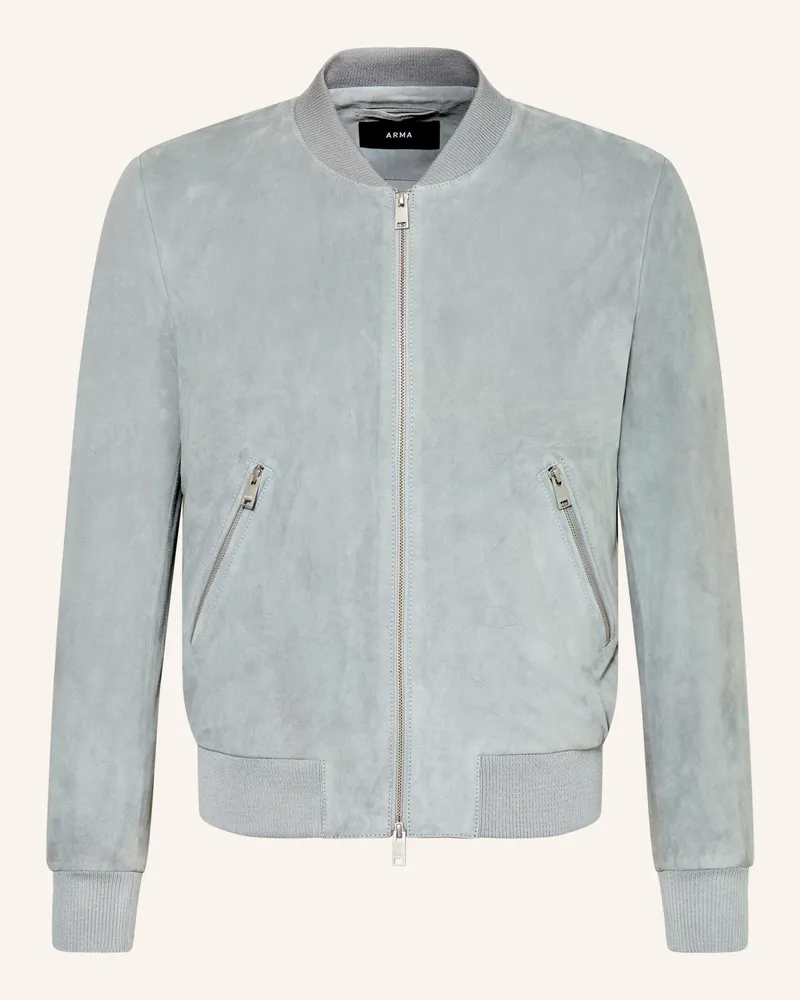 Arma Lederblouson Didier blau Hellblau
