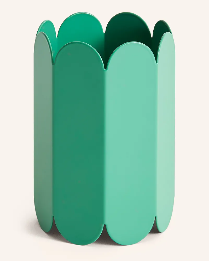 Hay Vase Arcs Small gruen Grün