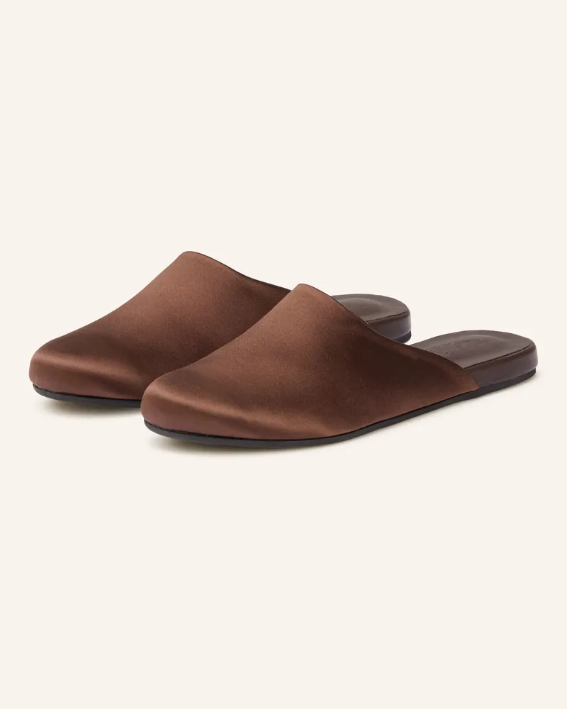 Ancient Greek Sandals Mules The Slipper braun Dunkelbraun