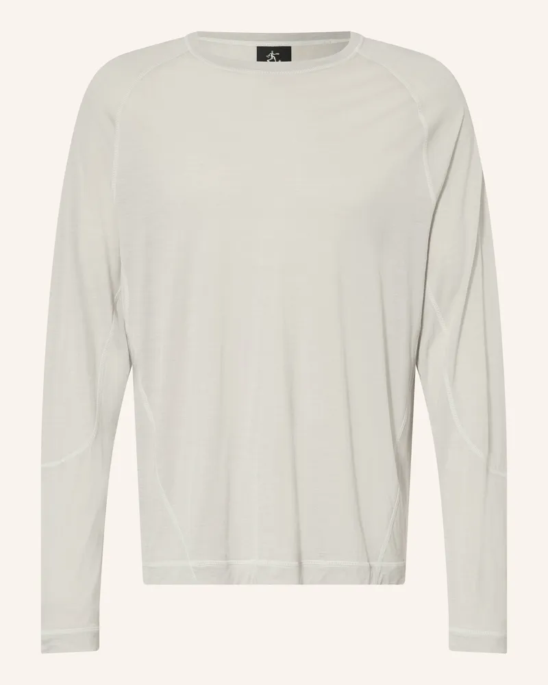 Mammut Longsleeve Tree Wool Fl beige Hellgrau