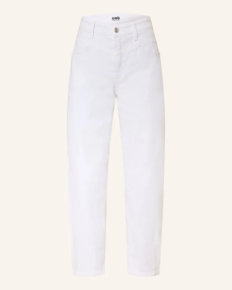 Cambio Barrel Jeans Elin weiss 5113