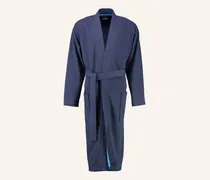 Bademantel blau