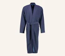 Bademantel blau