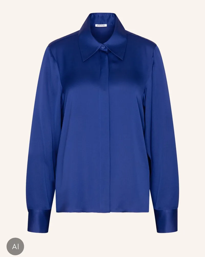 Seidensticker Hemdbluse blau Blau