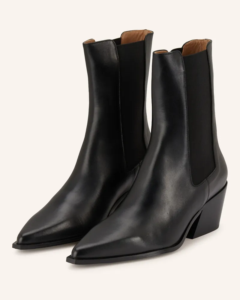 Flattered Cowboy Boots Sandra schwarz Schwarz