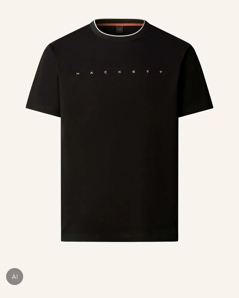 Hackett T-Shirt Hs Essential Tee schwarz Schwarz