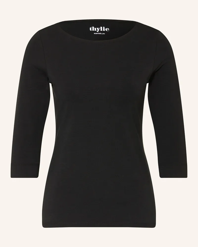 Thylie Shirt Bridget Mit 3/4-Arm schwarz Schwarz
