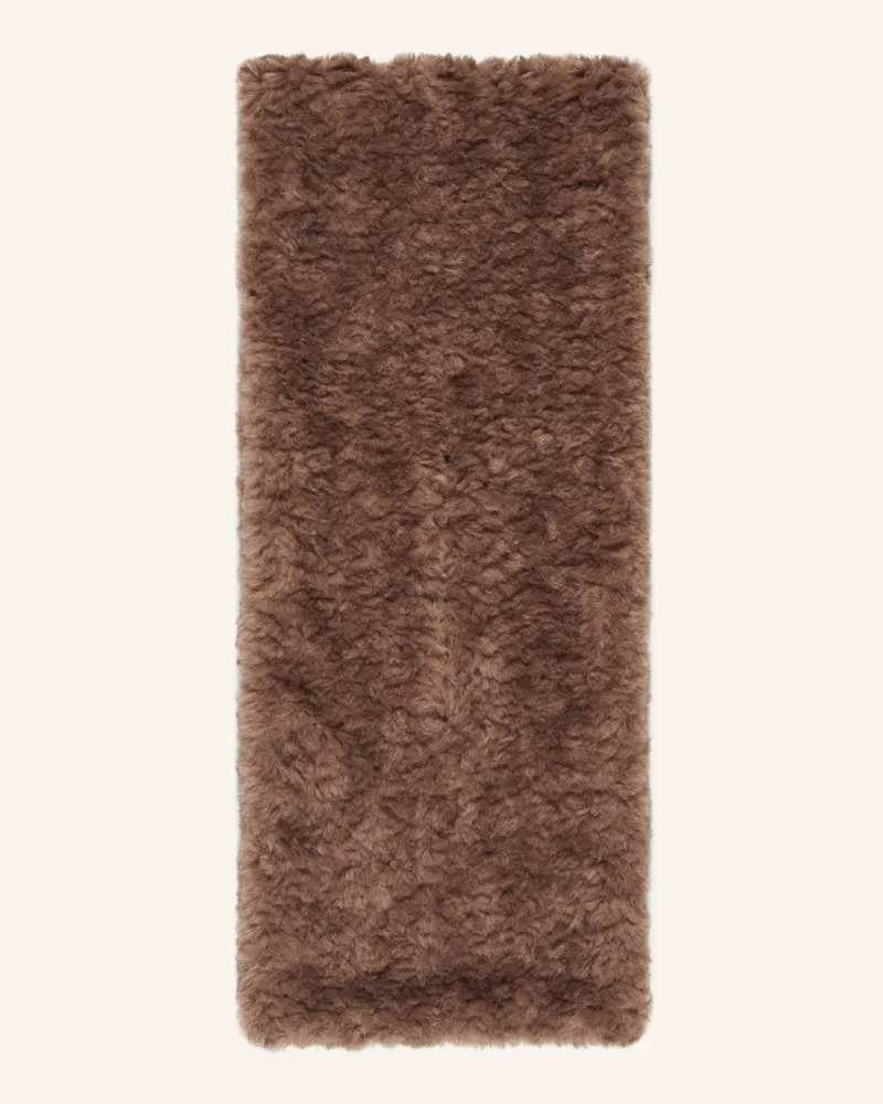 Darling Harbour Teddyfell-Schal Taupe