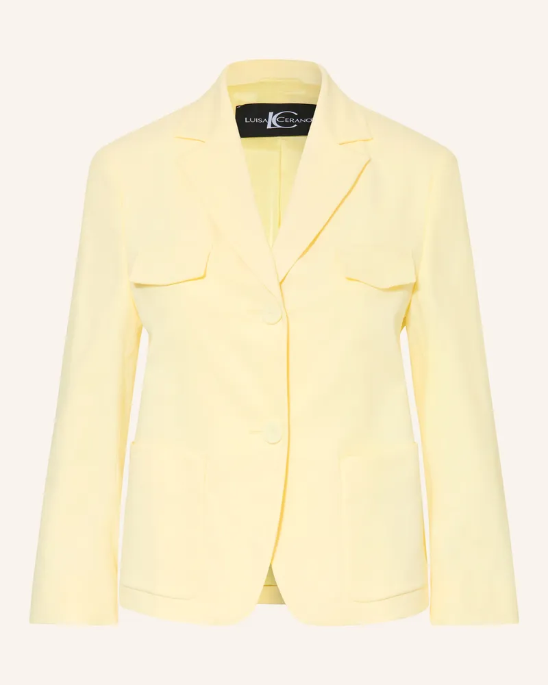 Luisa Cerano Blazer Hellgelb