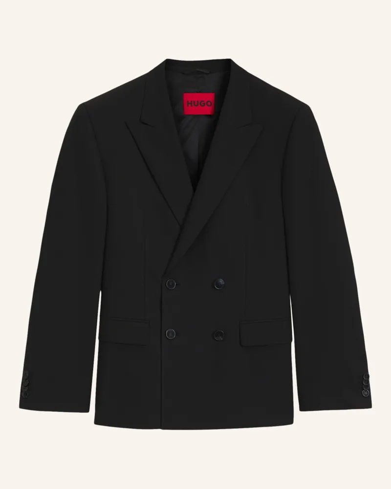 HUGO BOSS Blazer HENRY244F1X Slim Fit Schwarz