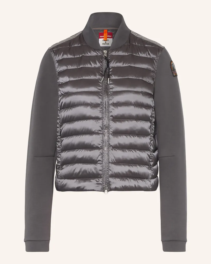 Parajumpers Daunenjacke Kalysta Im Materialmix lila Dunkelgrau