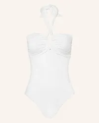 Seafolly Australia Bandeau-Badeanzug  COLLECTIVE Weiss