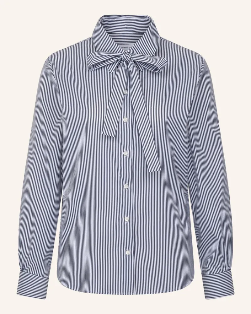 Seidensticker Ausgestellte Bluse blau Dunkelblau