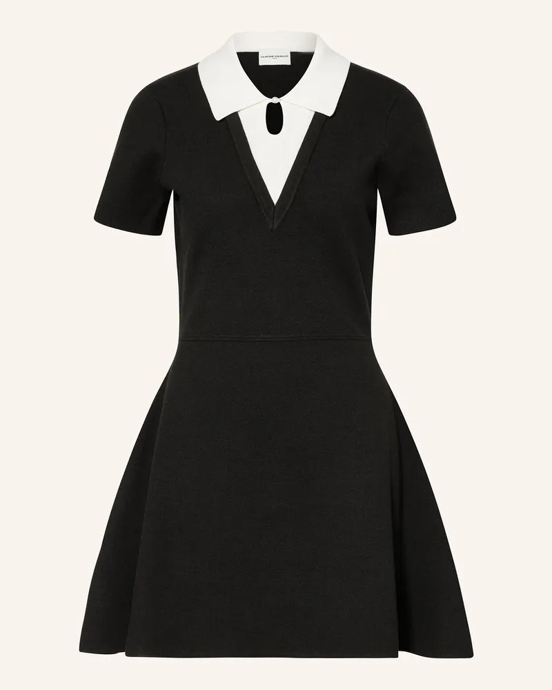 Claudie Pierlot Strickkleid schwarz Schwarz