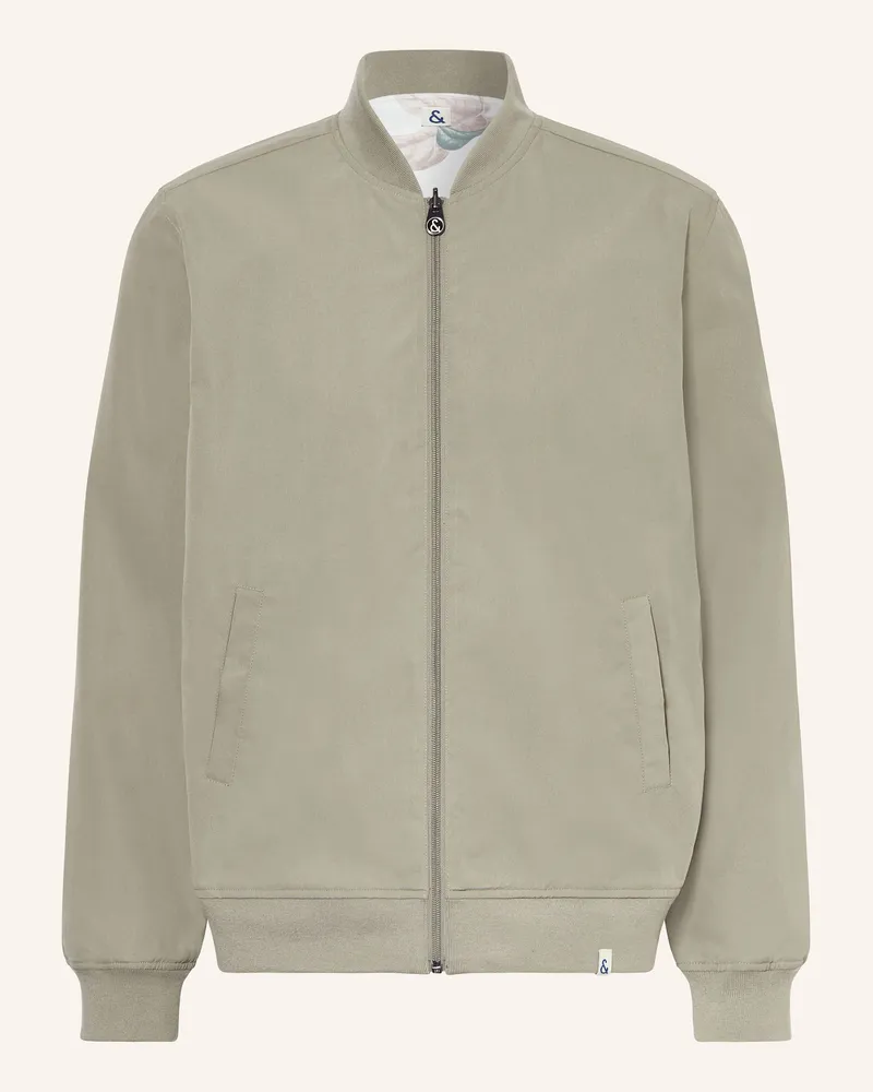 colours & sons Blouson zum Wenden Oliv