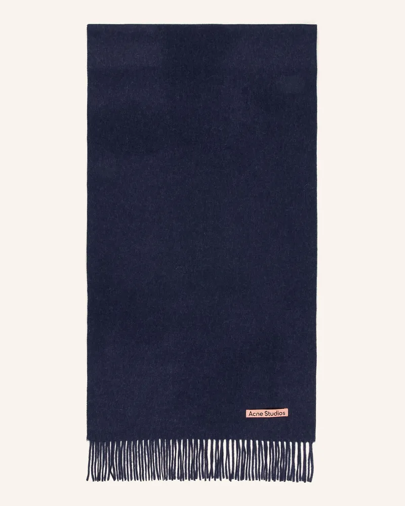 Acne Studios Schal blau Dunkelblau