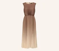 Plisseekleid beige