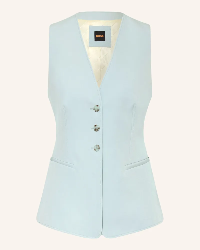 HUGO BOSS Blazerweste Javesta blau Hellblau