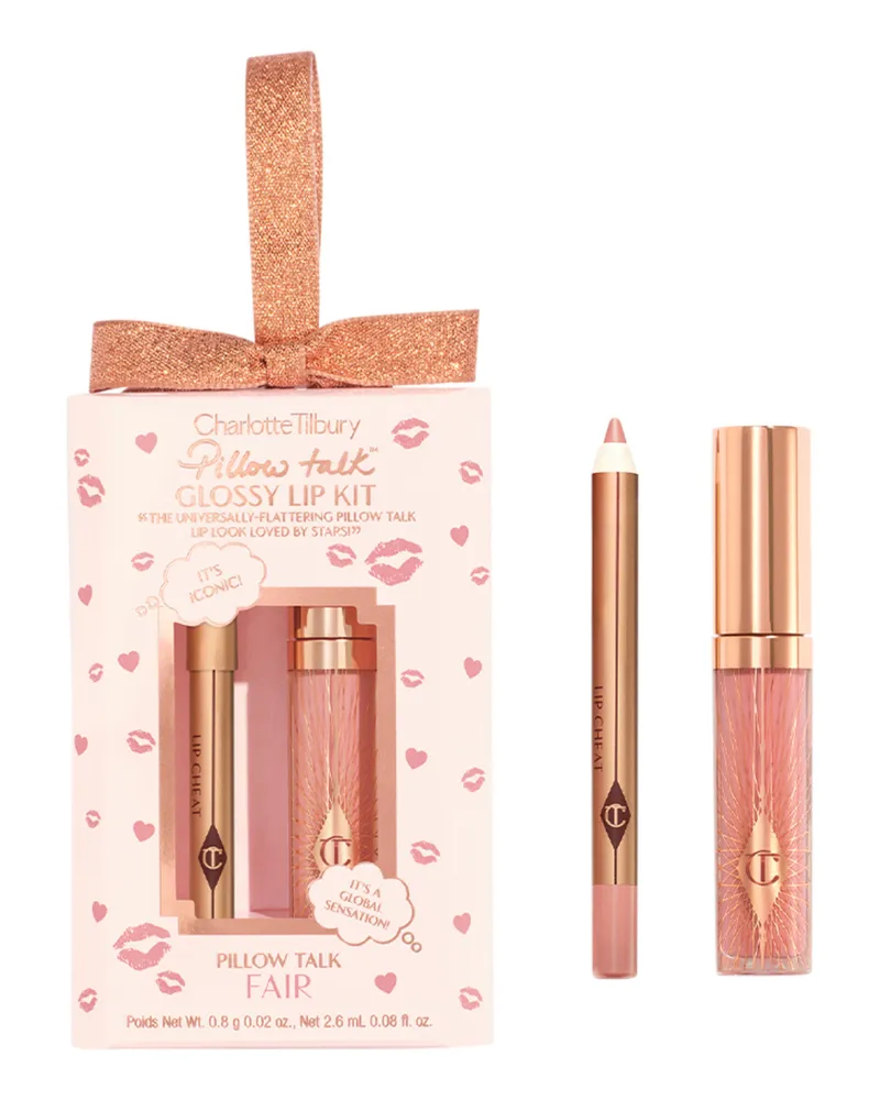 Charlotte Tilbury PILLOW TALK FAIR MINI GLOSSY LIPS DUO 
