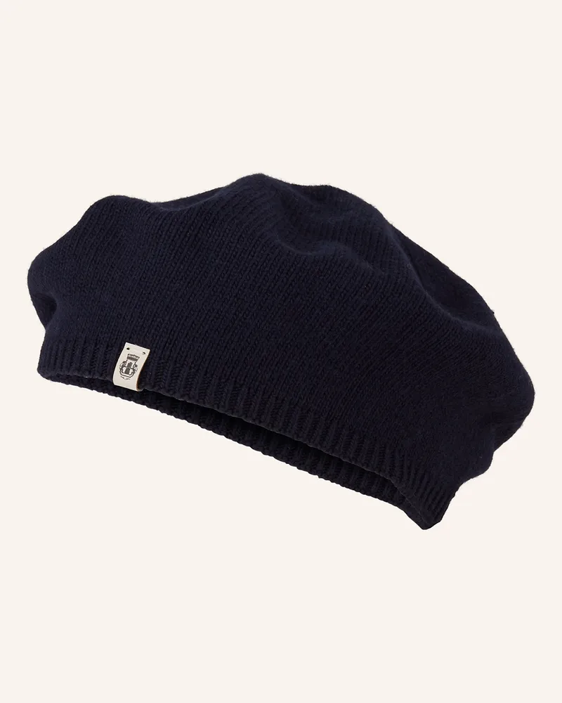 Roeckl Baskenmütze blau Dunkelblau