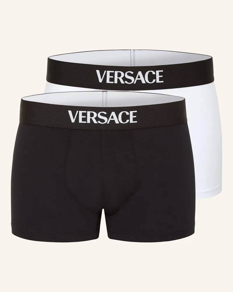 Versace 2er-Pack Boxershorts Schwarz