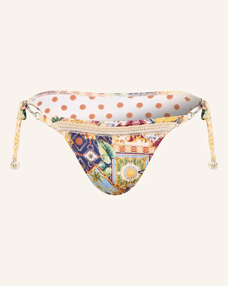 watercult Triangel-Bikini-Hose Treasured Trove gelb Dunkelgelb