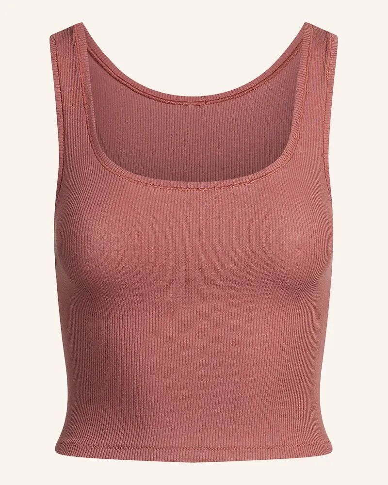 SKIMS Top Cotton Rib rot Redwood