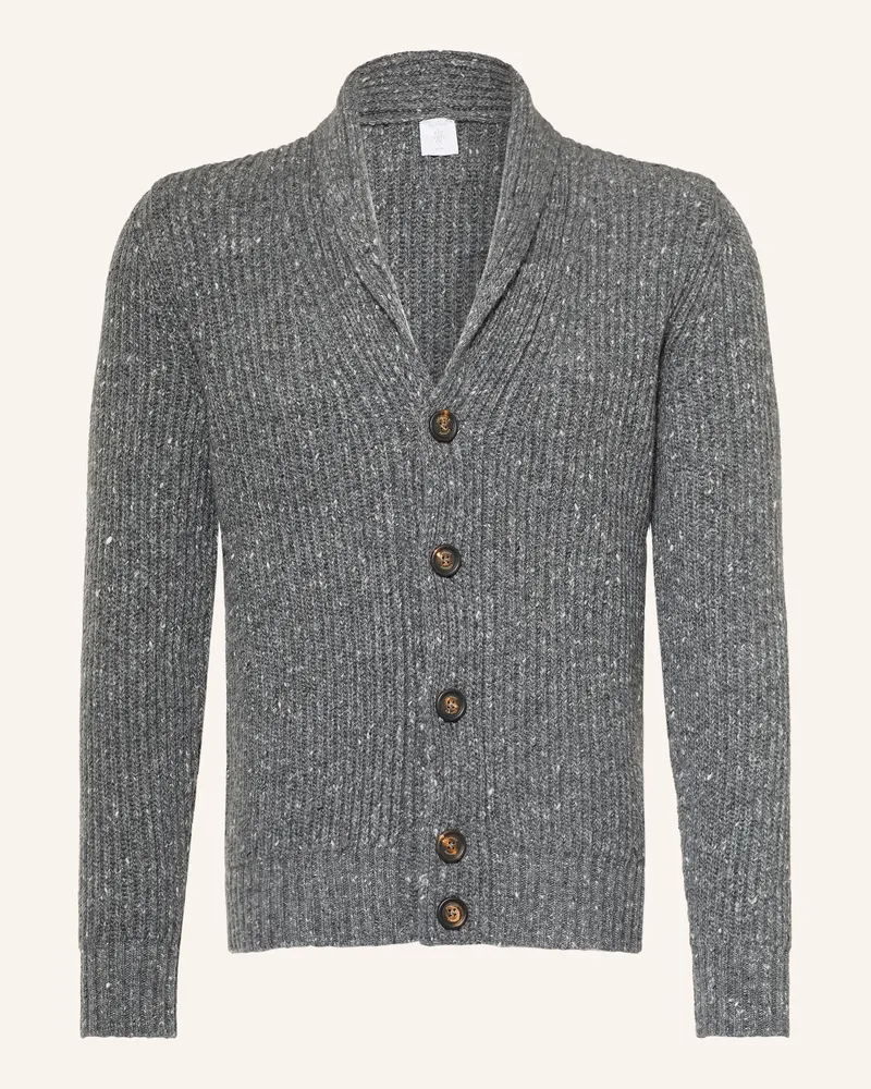 Eleventy Strickjacke grau Dunkelgrau