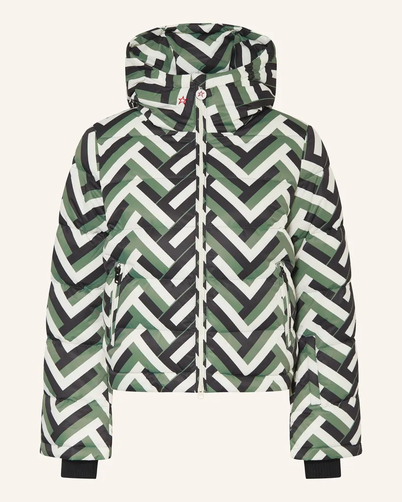 Perfect Moment Daunen-Skijacke POLAR FLARE Grün