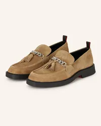 HUGO BOSS Loafer IKER - BEIGE Beige