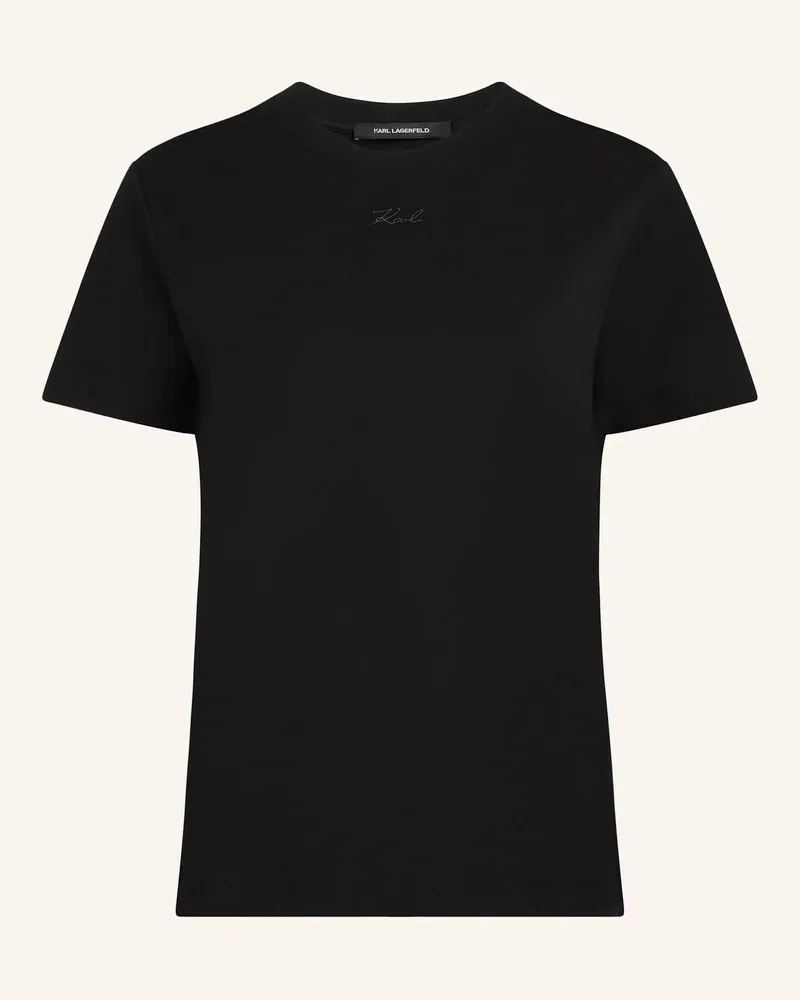 Karl Lagerfeld T-Shirt schwarz Schwarz