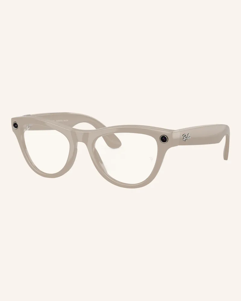 Ray Ban Smart Glasses RW4014 META SKYLER Chalky