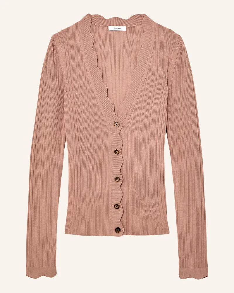 Reiss Strickjacke VINNY Altrosa