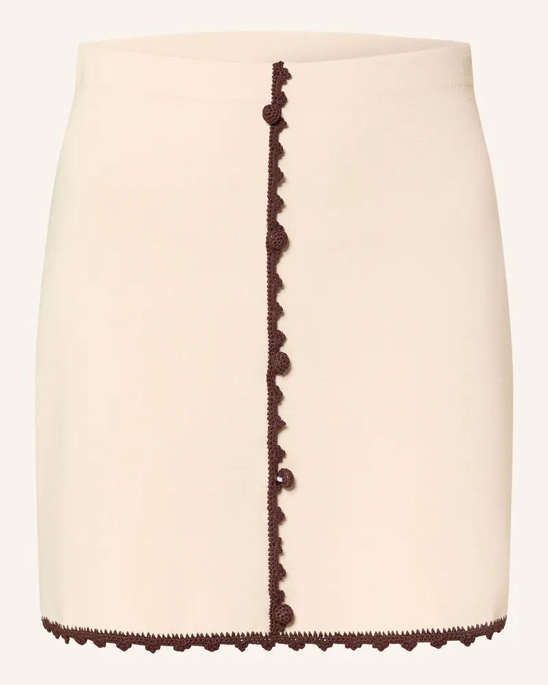 Claudie Pierlot Strickrock Ecru