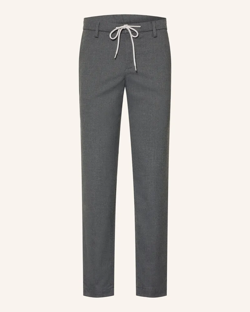 Alberto Chino Jump Im Jogging-Stil Slim Fit grau Dunkelgrau