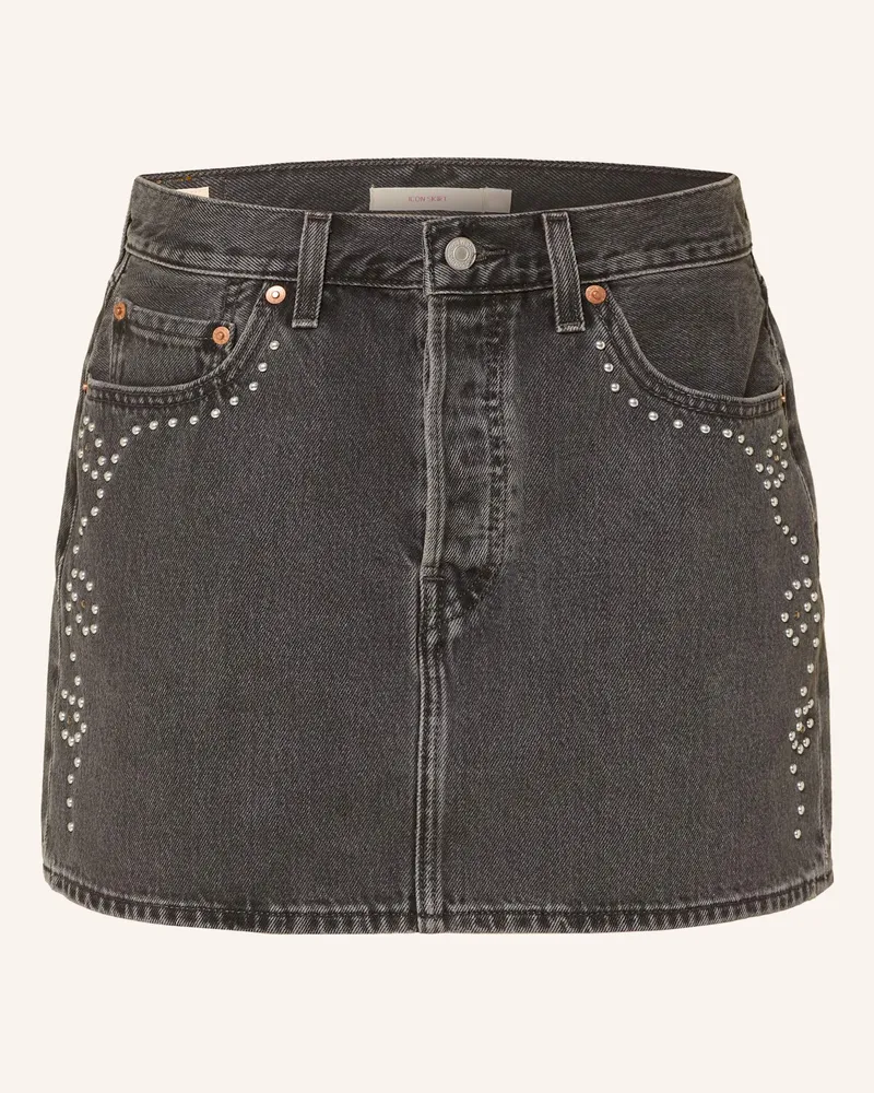 Levi's Levi's® Jeansrock Icon Mit Schmucksteinen blau 60