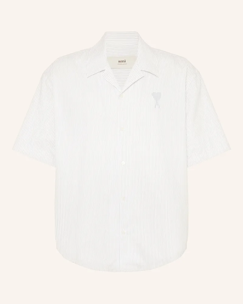 AMI Paris Resorthemd Comfort Fit Weiss