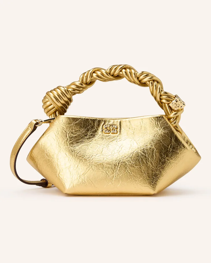 Ganni Handtasche BOU BAG MINI Gold