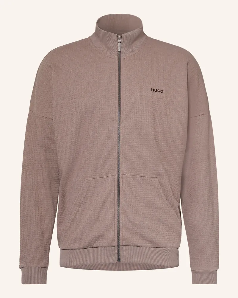 HUGO BOSS Lounge-Sweatjacke Austin braun Taupe