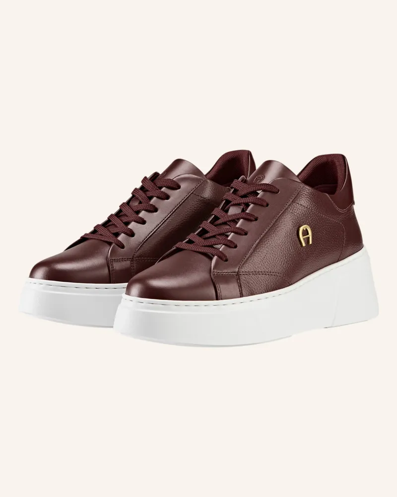 Aigner Sneaker Elaine 6a rot Dunkelrot