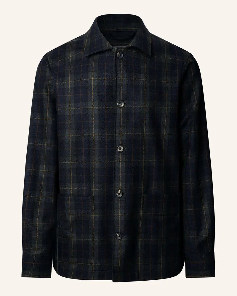 Hackett Freizeithemd Sr Blackwatch Oshirt gruen Grün