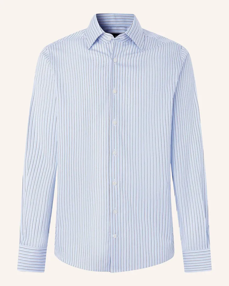 Hackett Freizeithemd Trio Stripe blau Hellblau